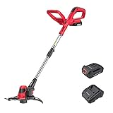 PowerSmart 20V String Trimmer/Edger, 2-in-1 Weed Wacker Battery Powered, 24 x 9 x 6 inches, One...