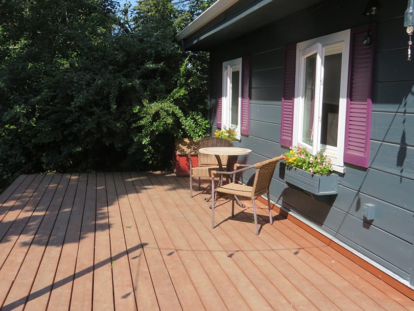a house deck