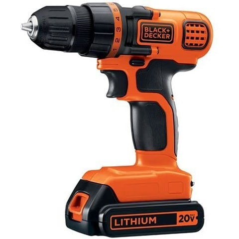 Black+Decker LDX120C 20v Max Lithium-Ion Drill