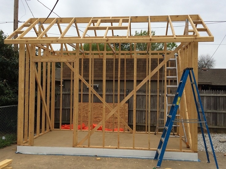 building a shed