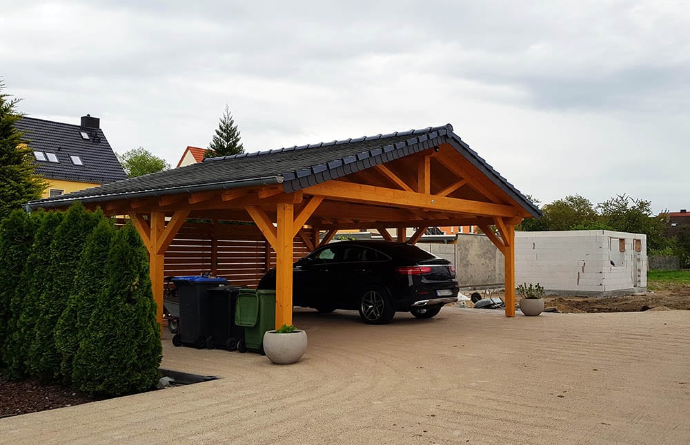car in the carport