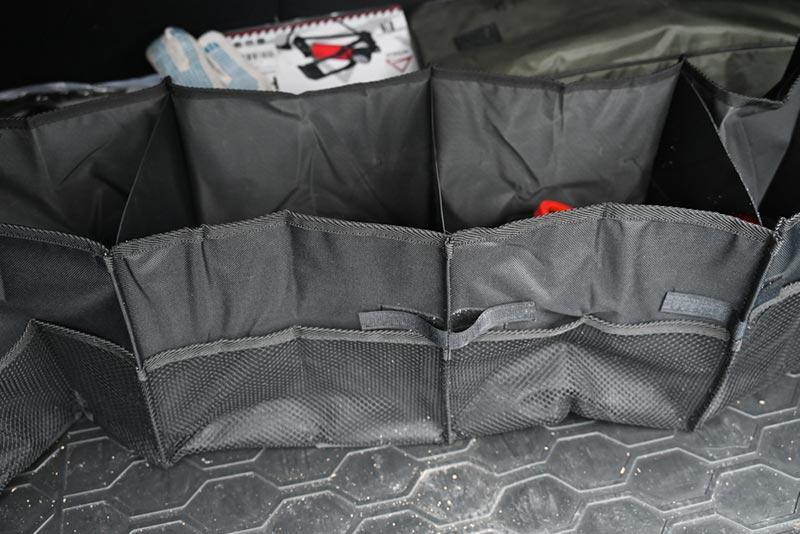 car organizer in the trunk