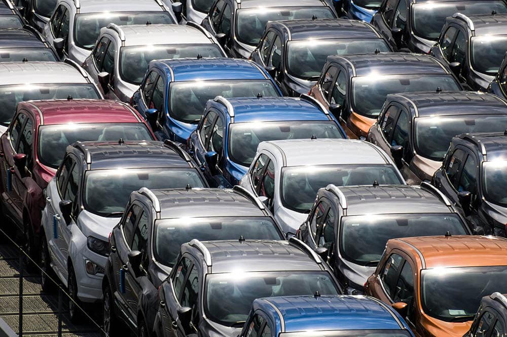 cars in a compound