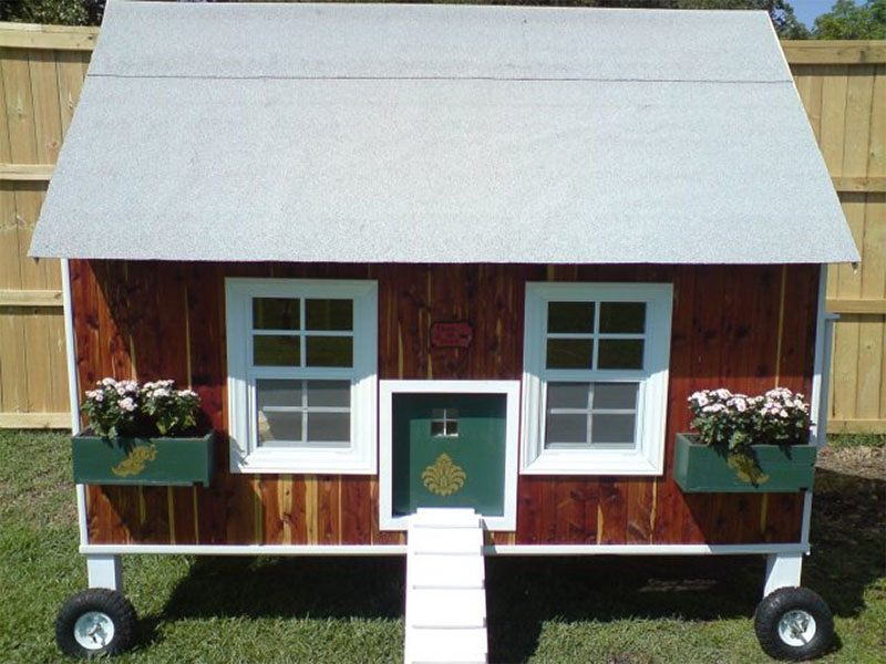 Cluckingham Palace Chicken Coop Tractor by Backyard Chickens