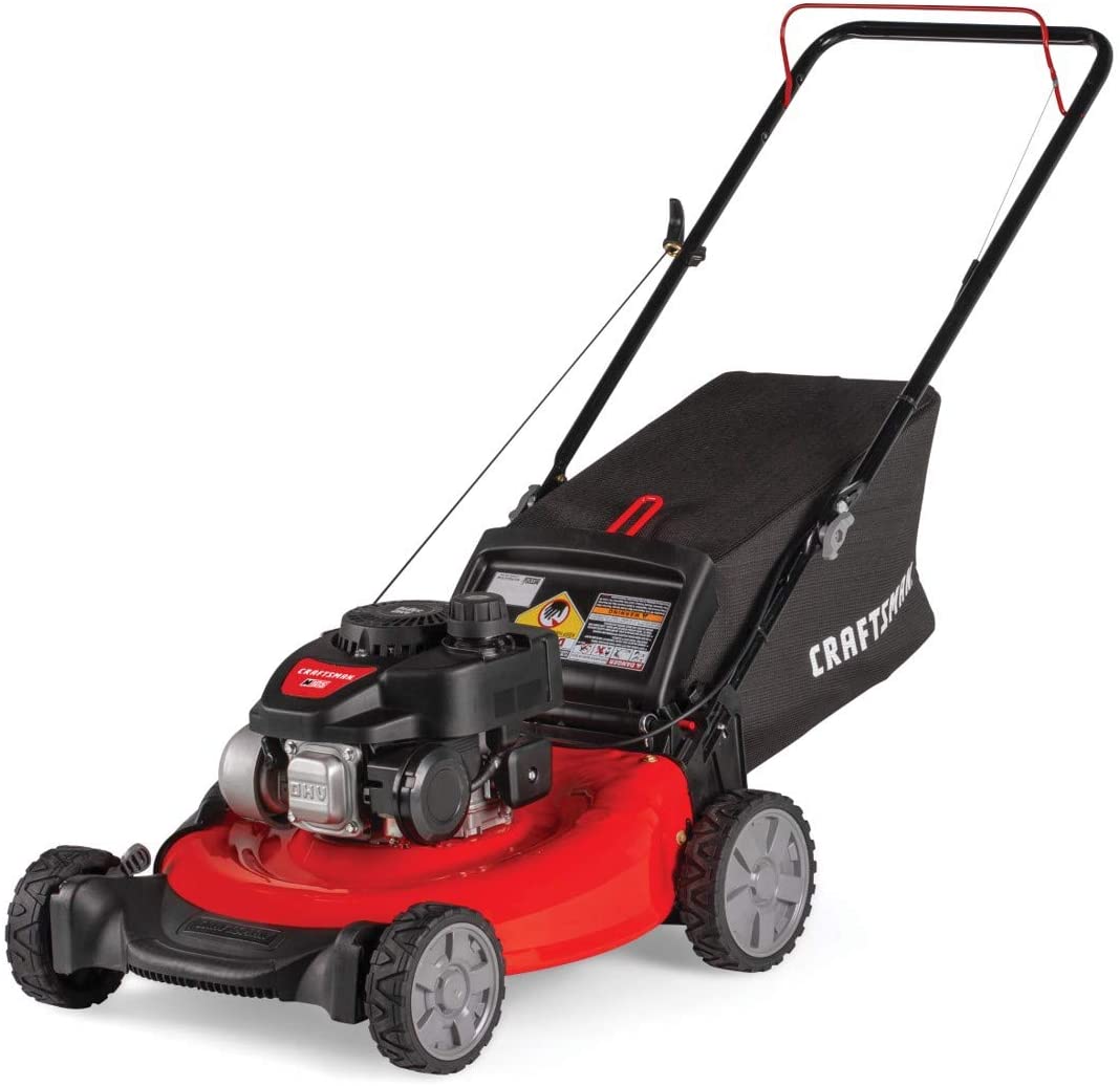 Craftsman M105 140cc 21-Inch 3-in-1 Gas Powered Push Lawn Mower with Bagger