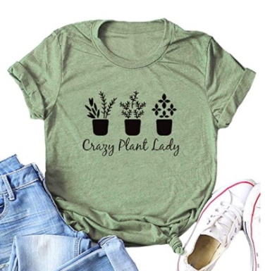 Crazy Plant Lady Graphic T-Shirt