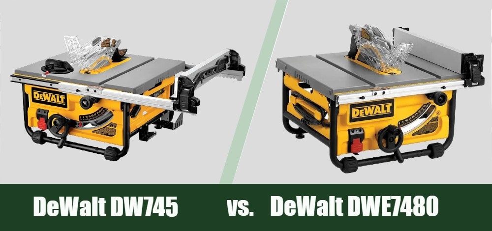 DeWalt DW745 vs DWE7480