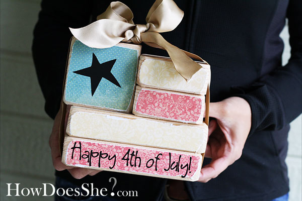 DIY 2x4 Decor American Flag
