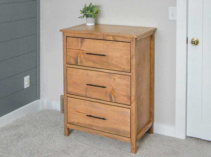 diy 3-drawer dresser
