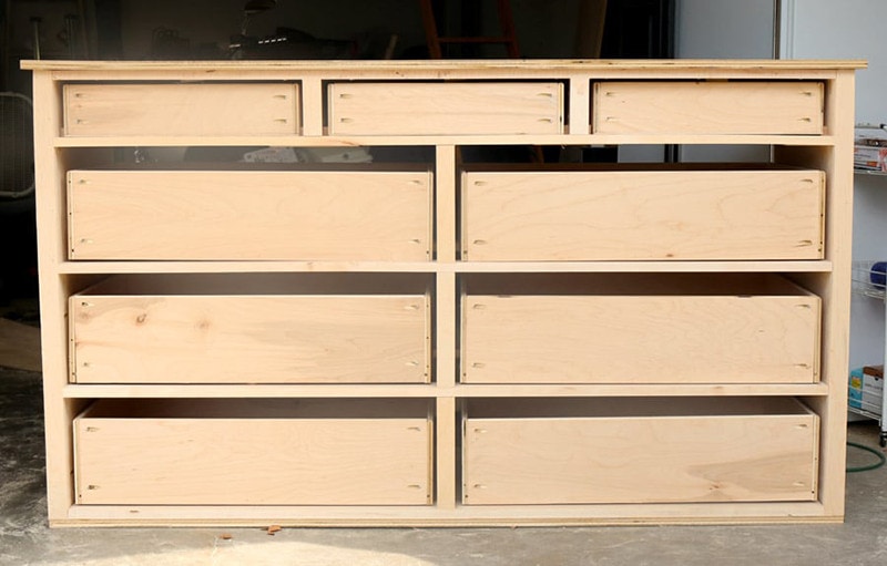 diy 9-drawer dresser