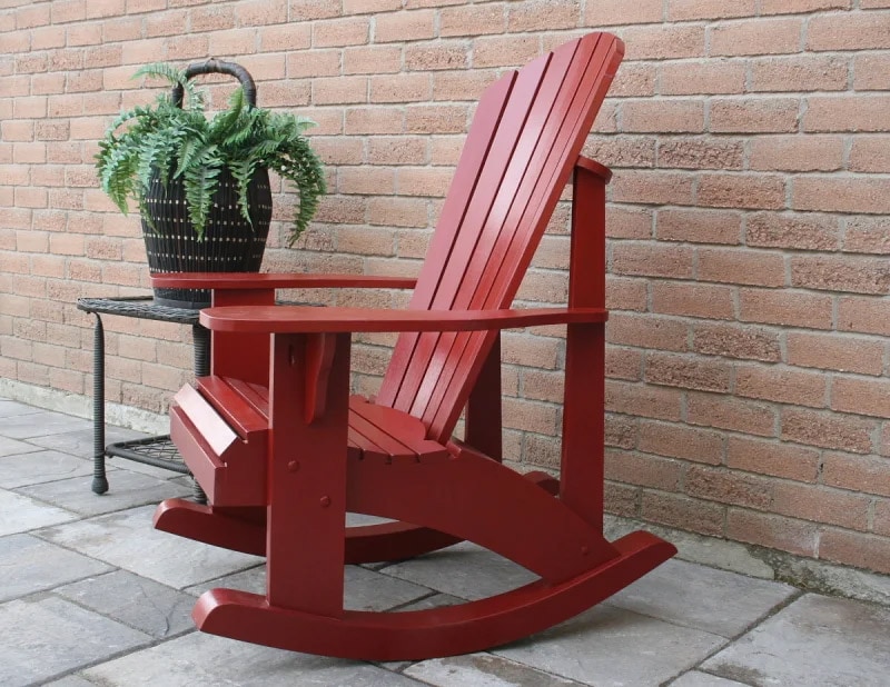 diy adirondack rocking chair