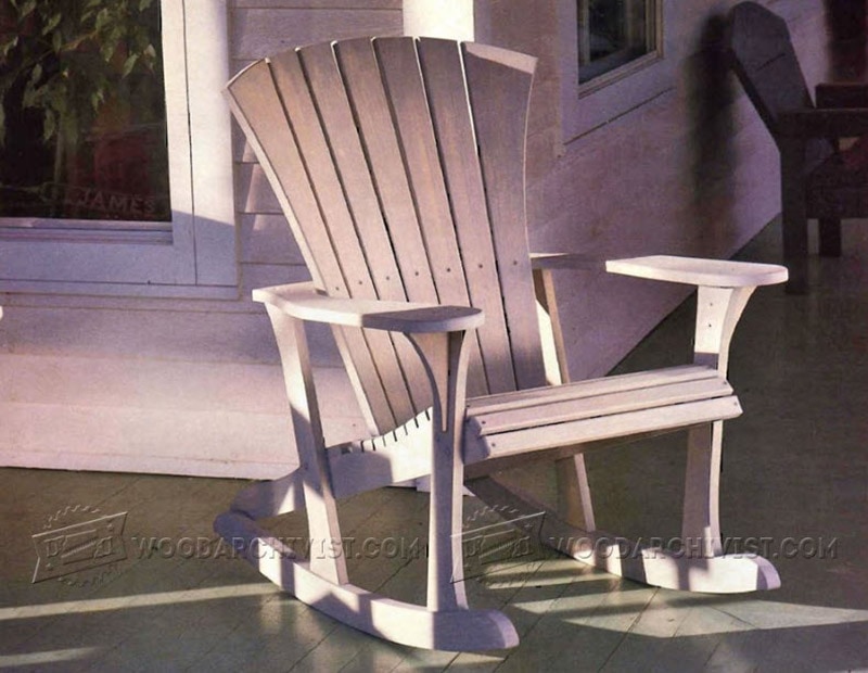 diy adirondack rocking chair