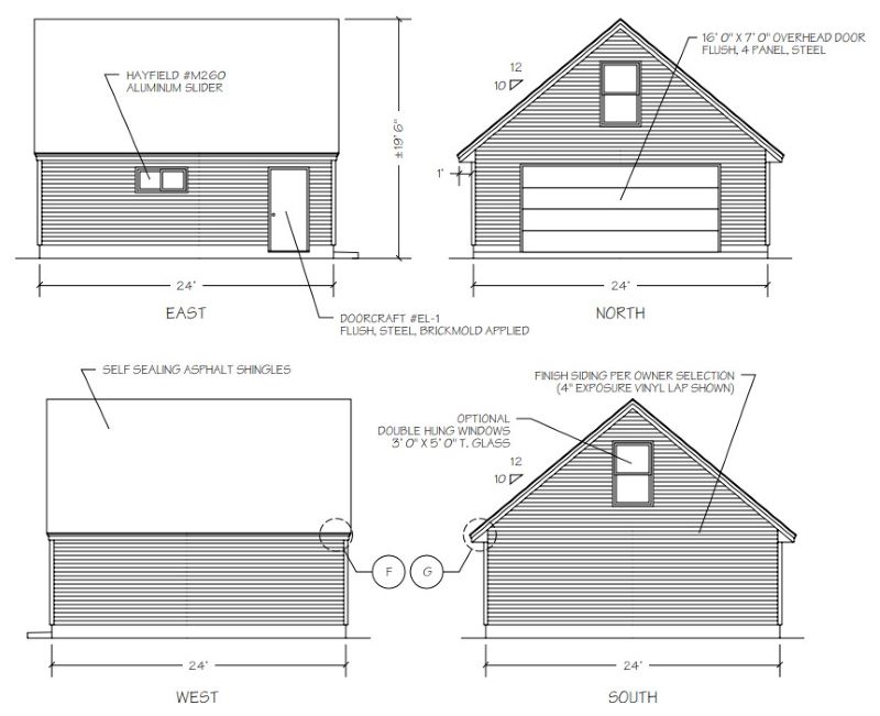 diy attic truss garage plan