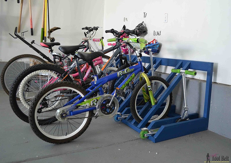 DIY Bike and Scooter Rack