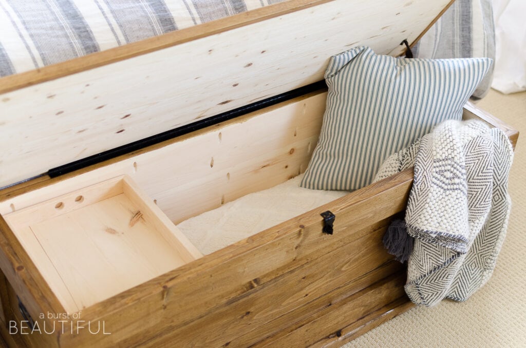 DIY Blanket Storage Chest