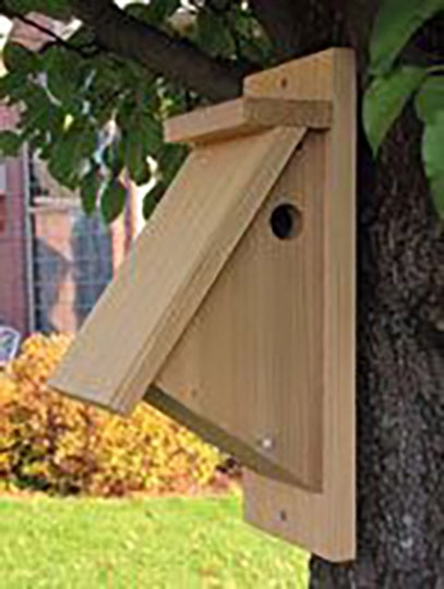 diy chickadee house
