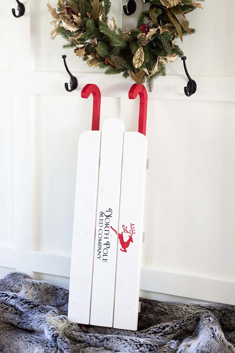 DIY Christmas Sled