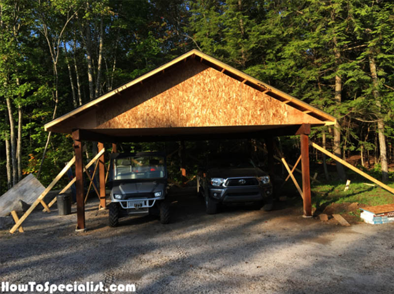 DIY double carport