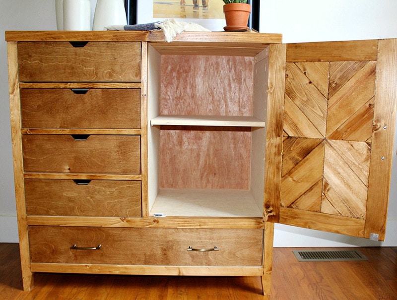 diy dresser armoire