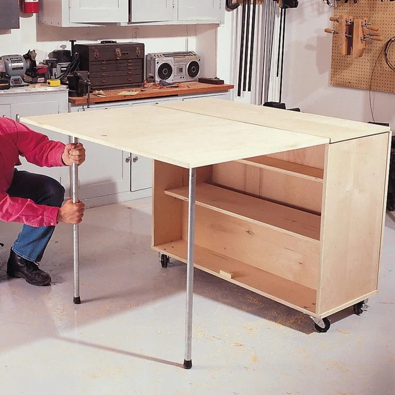 DIY Folding Workbench