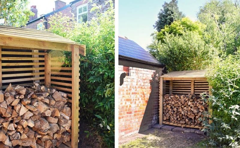 DIY Log Store From Little House On The Corner