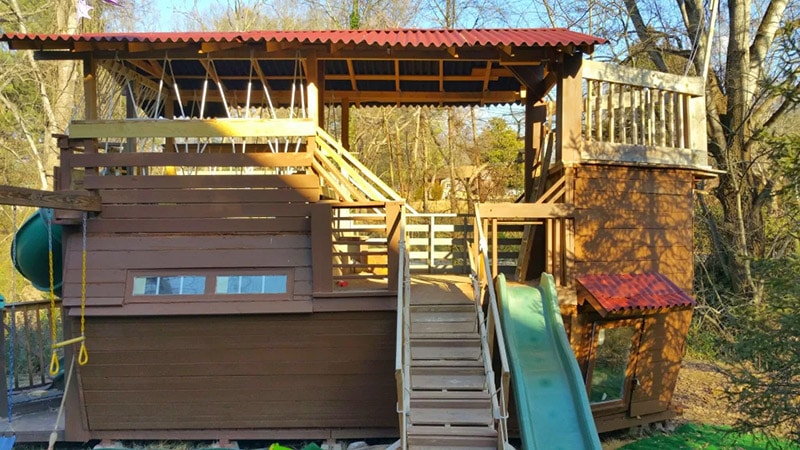 diy pirate ship playhouse plan
