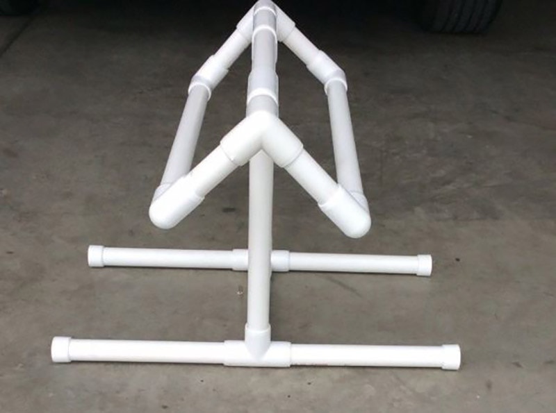 diy pvc saddle stand