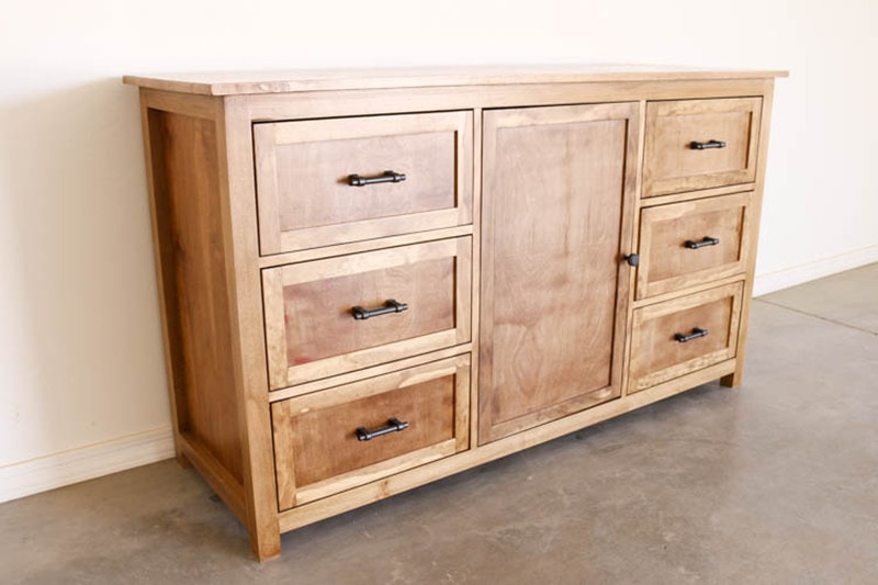 diy rustic dresser