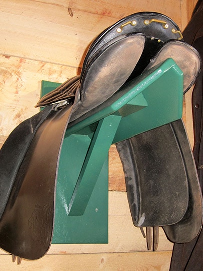 diy saddle rack
