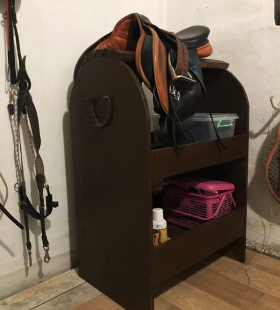 diy saddle stand