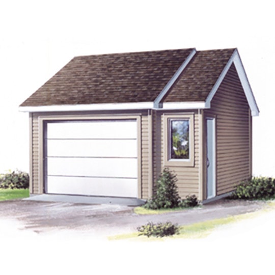 diy simple 16’ x 20’ garage