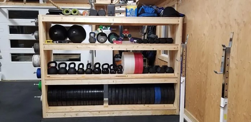 DIY Space-Saving Storage Rack