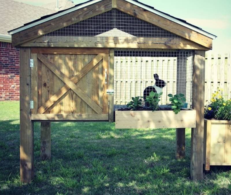 DIY bunny hutch