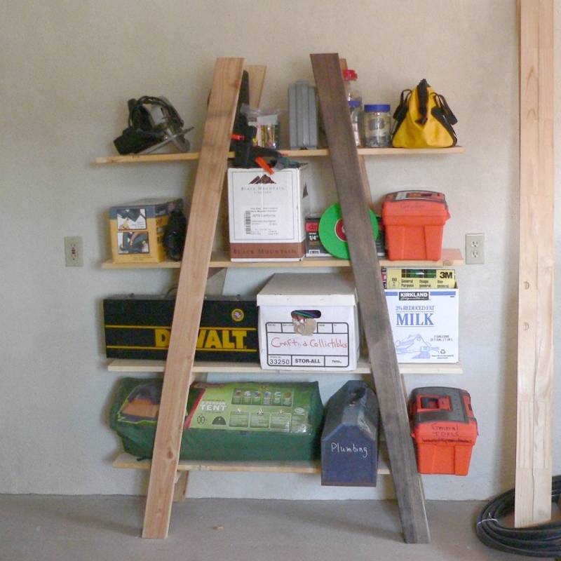 DIY cheap garage storage