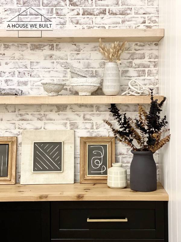 DIY Faux Brick Wall