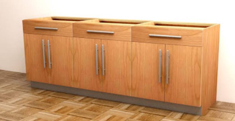 DIY Frameless Kitchen Base Cabinets