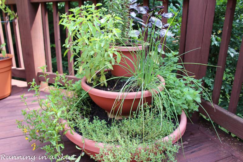 DIY herb tower