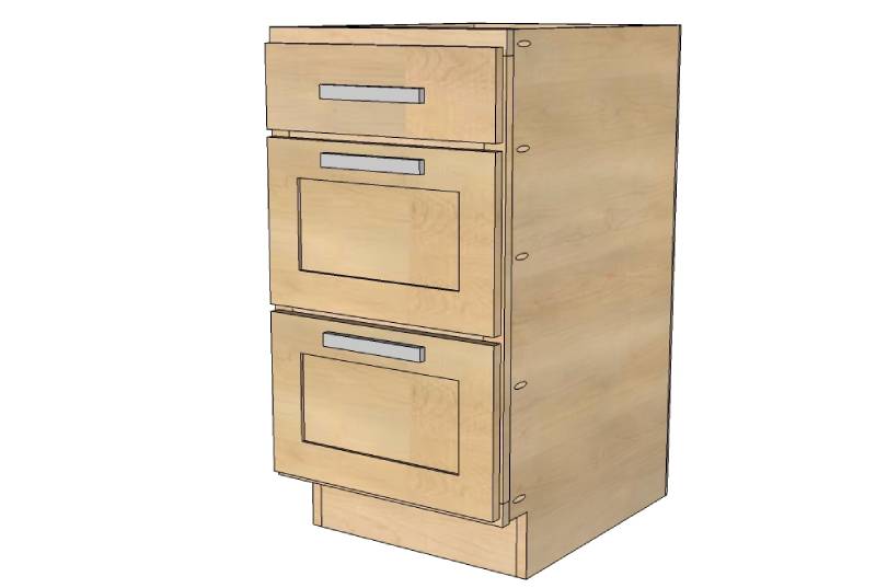 DIY kitchen cabinet base