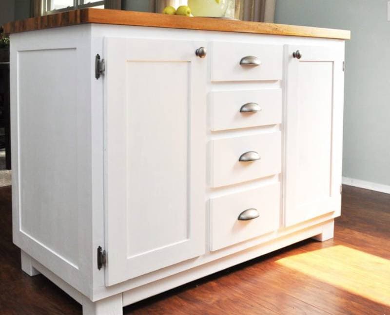DIY kitchen island