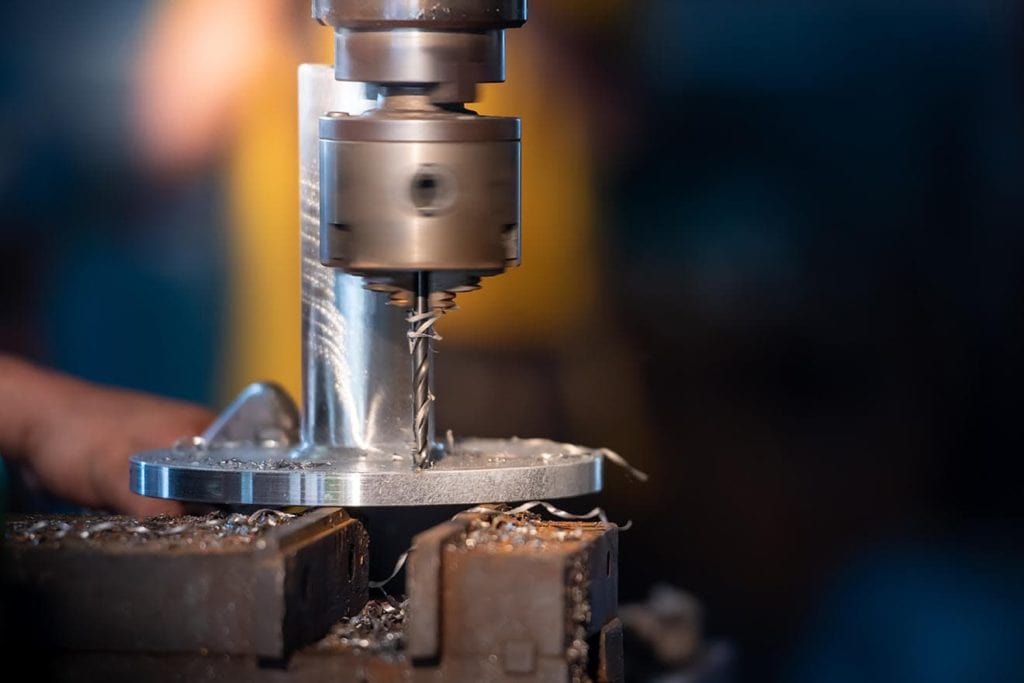 drilling metal