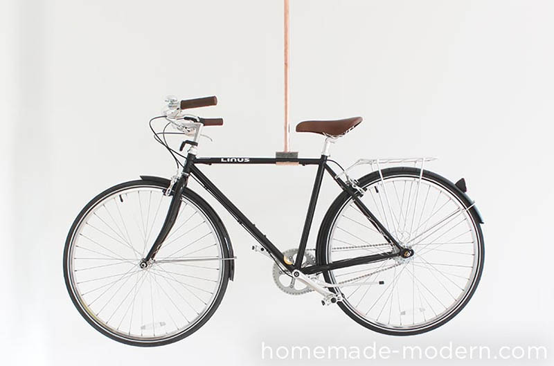 EP76 Copper Bike Rack from Homemade-Modern