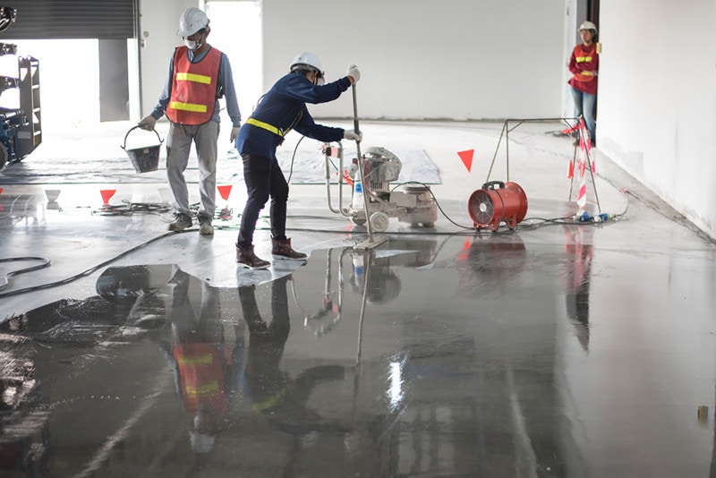 Epoxy staining