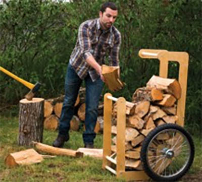 Firewood Cart From Canadian Home Workshop