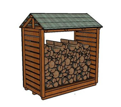 Firewood Shelter Plans From My Outdoor Plans