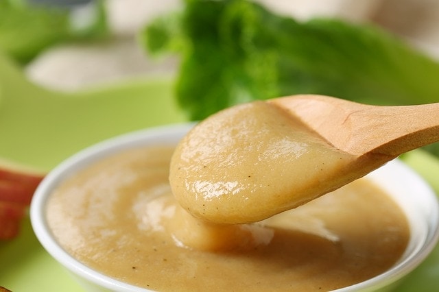 baby food from a blender