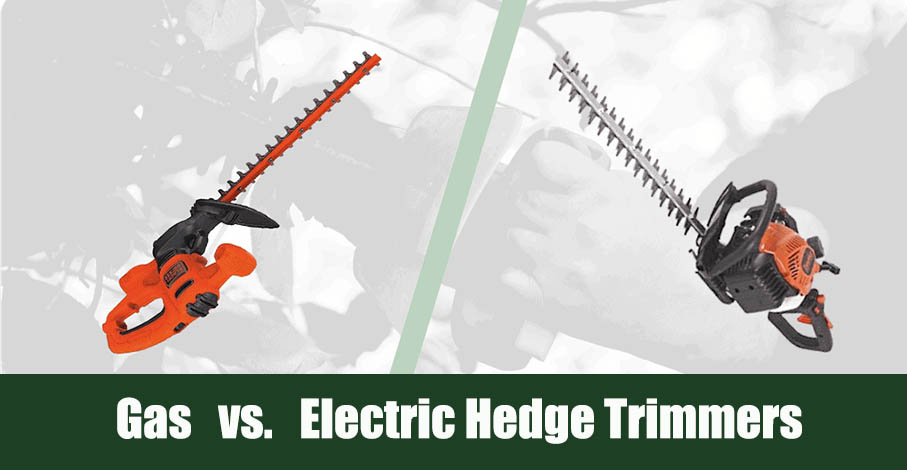 Gas vs. Electric Hedge Trimmers
