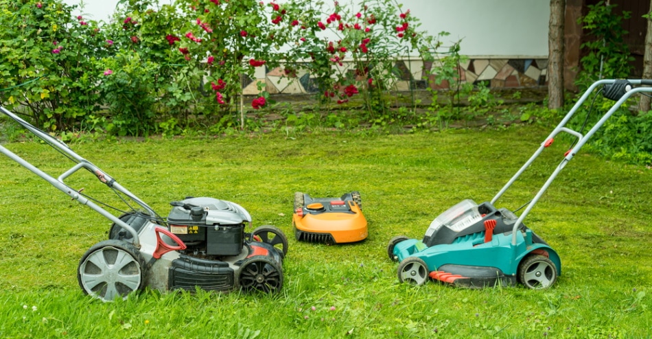 gasoline, electric, and robotic lawn mower