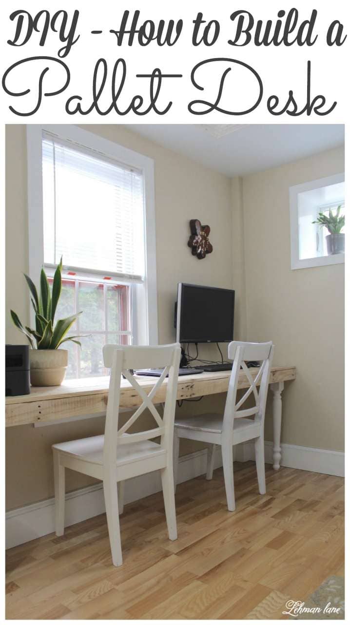 How to Make a Pallet Desk