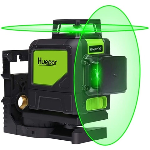 Huepar 902CG Self-Leveling Cross Line Laser Level