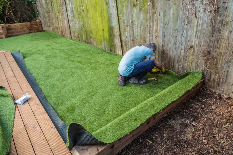 installing artificial grass